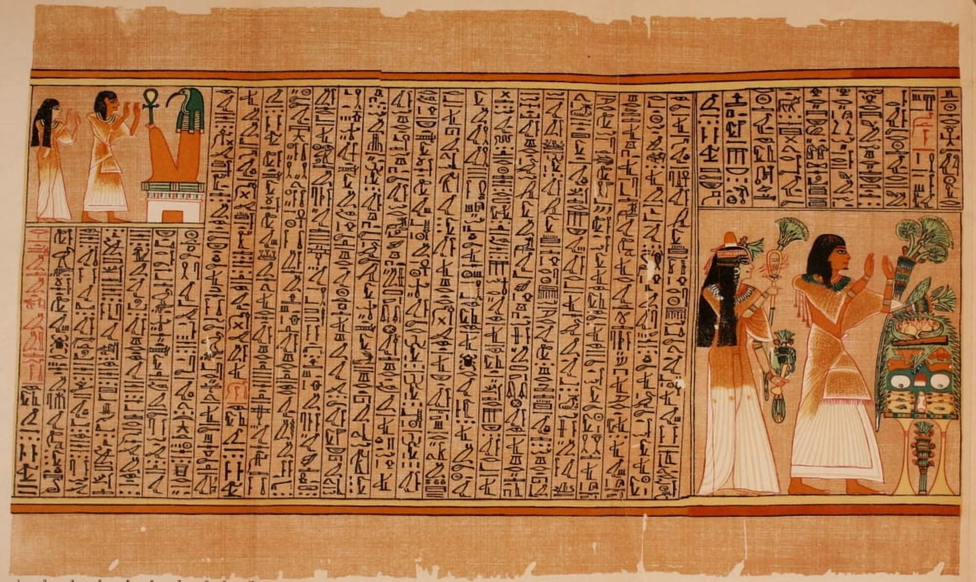 Ancient The Papyrus of Ani 1913 26 Canvas Art -  (24 x 36)