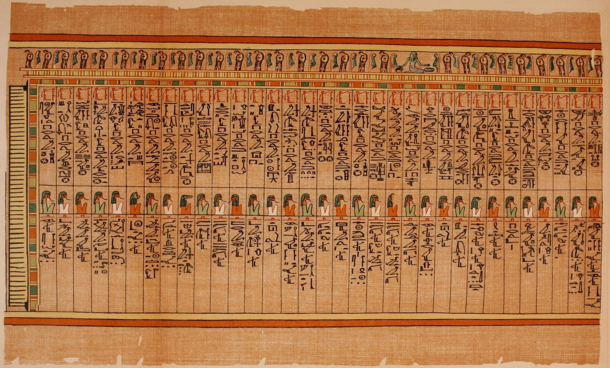 Ancient The Papyrus of Ani 1913 28 Canvas Art - (24 x 36)