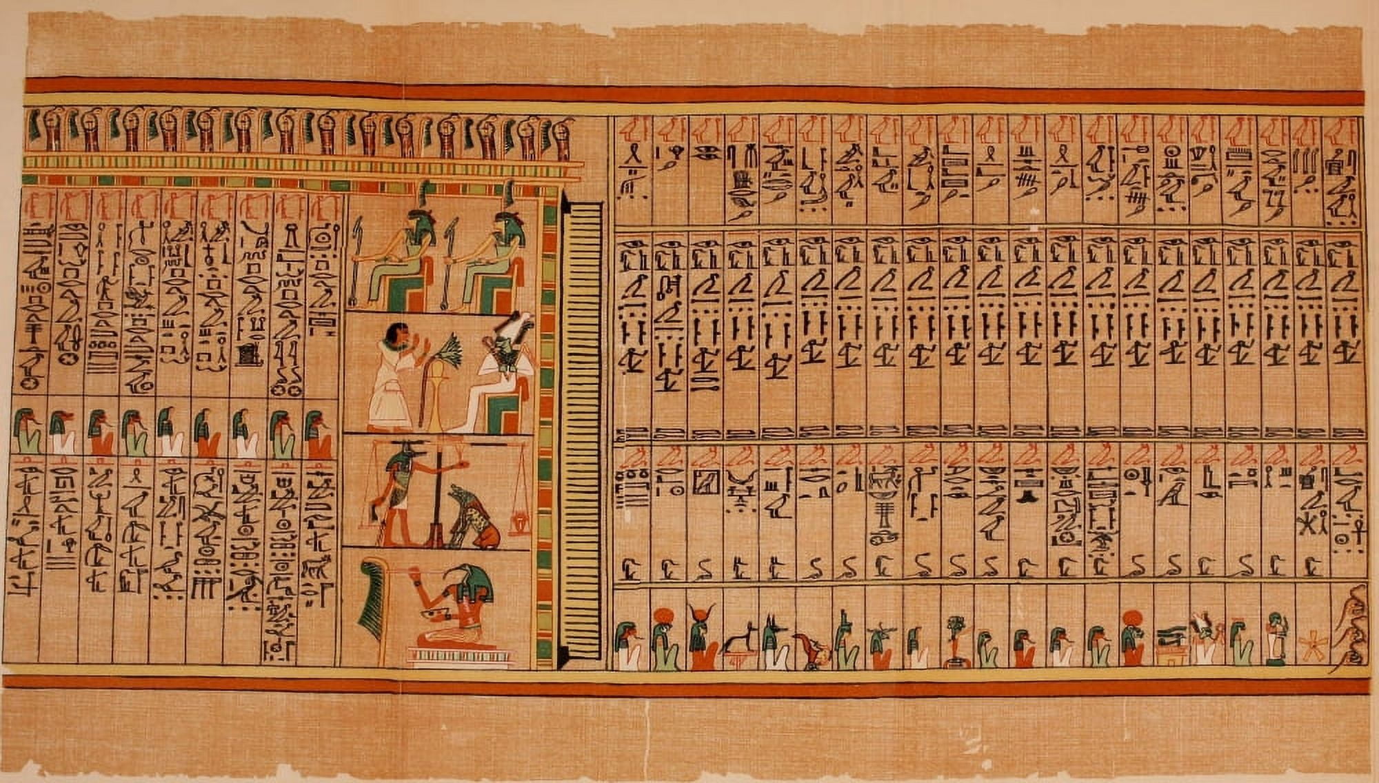 Ancient The Papyrus of Ani 1913 29 Canvas Art - (24 x 36)