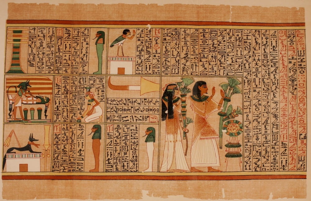 Ancient The Papyrus of Ani 1913 31 Canvas Art - (24 x 36)