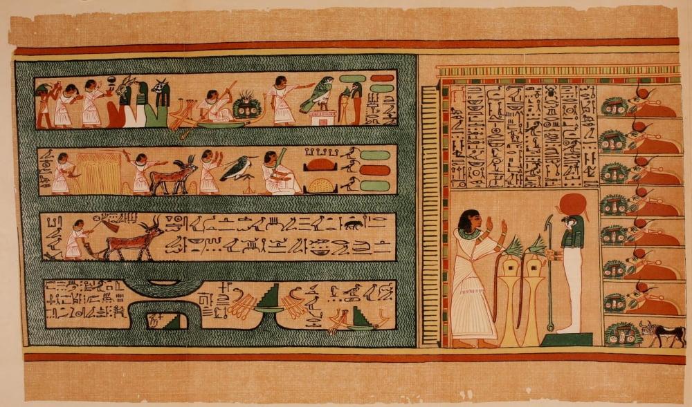 Ancient The Papyrus of Ani 1913 32 Canvas Art - (24 x 36)