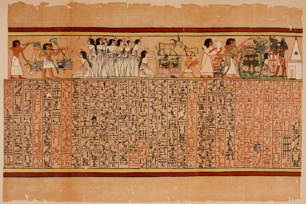 Ancient The Papyrus of Ani 1913 5 Canvas Art - (24 x 36)