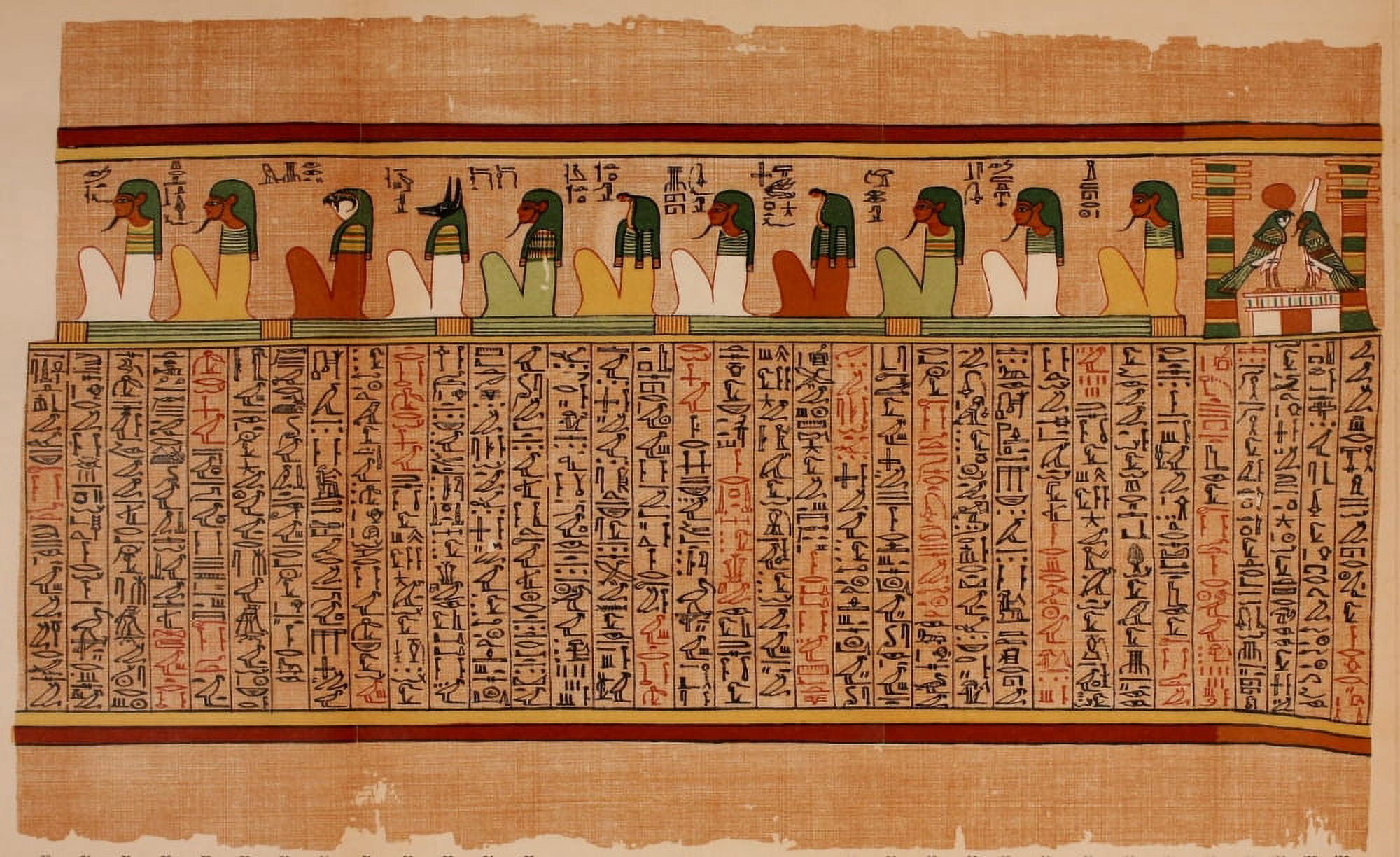 Ancient The Papyrus of Ani 1913 8 Canvas Art - (24 x 36)