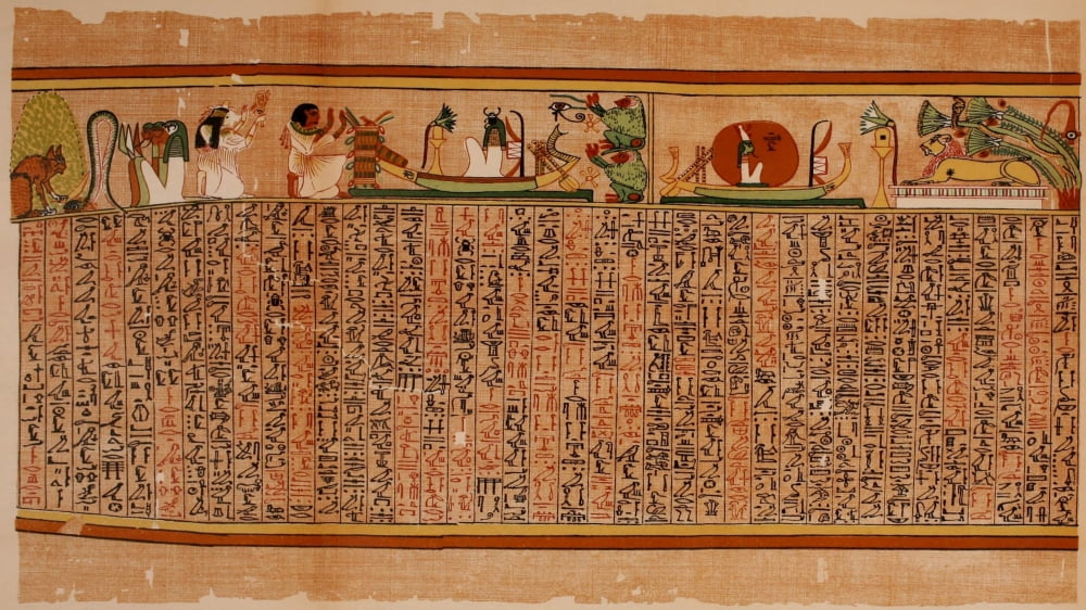 Ancient The Papyrus of Ani 1913 9 Canvas Art - (24 x 36)