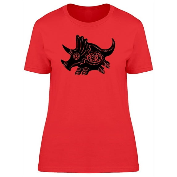 Ancient Totem Triceratops Tee Women's -Image by Shutterstock