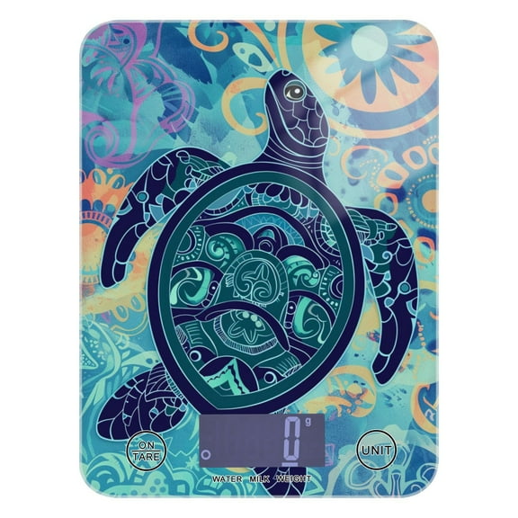 Ancient Turtle Food Scale Digital Kitchen Scale Waterproof Grams Ounces lbs for Weight Loss
