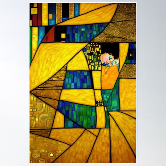 Ancient Wall - Digiart Poster Wall Art, Modern Wall Decor For Living Room Bedroom, 8x12 UNFRAMED