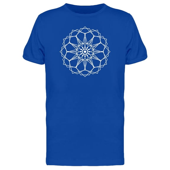 Ancient White Mandala Tee Men's -Image by Shutterstock