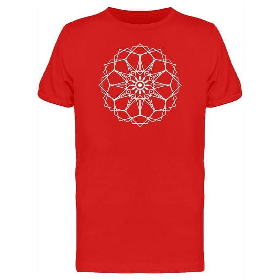Ancient White Mandala Tee Men's -Image by Shutterstock