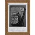 thumbnail image 1 of Ancient marble bas relief in the Museo Borgia existing Velletri (inc F Piranesi) 20x24 Gold Ornate Wood Framed Canvas Art by Piranesi, Giovanni Battista, 1 of 2