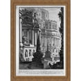 thumbnail image 1 of Ancient mausoleum erected to the ashes of a Roman Emperor 28x40 Large Gold Ornate Wood Framed Canvas Art by Giovanni Battista Piranesi, 1 of 2
