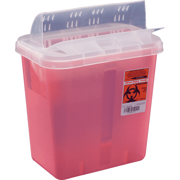 Ancillary Horizontal Drop Container With Opening Lid 2 Gallon Part No. 89671 (20/case)