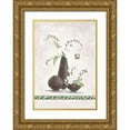 thumbnail image 1 of Ancilotti, Claudia 14x18 Gold Ornate Wood Framed with Double Matting Museum Art Print Titled - Secret Garden II, 1 of 4