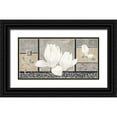 thumbnail image 1 of Ancilotti, Claudia 14x9 Black Ornate Wood Framed with Double Matting Museum Art Print Titled - Baroque Magnolia, 1 of 4