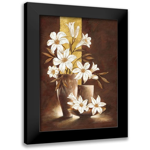 Ancilotti, Claudia 18x24 Black Modern Framed Museum Art Print Titled - Golden Lily