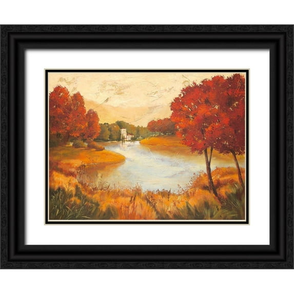 Ancilotti, Claudia 24x19 Black Ornate Wood Framed with Double Matting Museum Art Print Titled - Summer Spirit