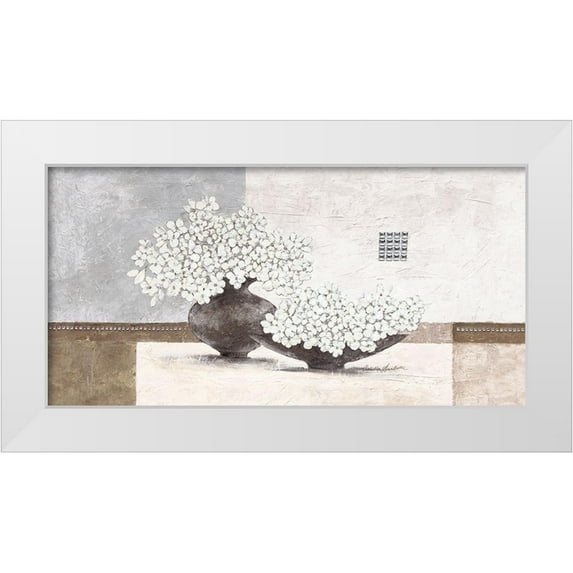 Ancilotti, Claudia 32x18 White Modern Wood Framed Museum Art Print Titled - Diamonds and Pearls