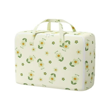 Anckoeil 105L Heavy Duty Storage with Reinforced Handles Extra Large Storage Bags for Clothes Tote Bag Thickened Double Zipper for Space Saving Travel