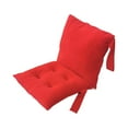 thumbnail image 1 of Anckoeil 15.7 "×31.5" Solid Colour Strapped One Piece Cushion Waist Protector Cushion Office Sofa Chair Back Cushion, 1 of 2