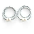 thumbnail image 1 of Anckoeil 2Pcs 16 Inch Magnetic Curtain Cord No Hole Punching No Installation Pearl Curtains Magnetic Clasps, 1 of 3