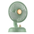 thumbnail image 1 of Anckoeil 4-Speed Retro Rotatable Desktop Fan, 1 of 9
