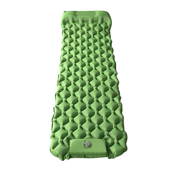 Anckoeil 6.23'×1.90' Camping Inflatable Sleeping Mats Outdoor TPU Foot Padded Inflatable Beach Mat Mois and ture-proof Picnic Mat