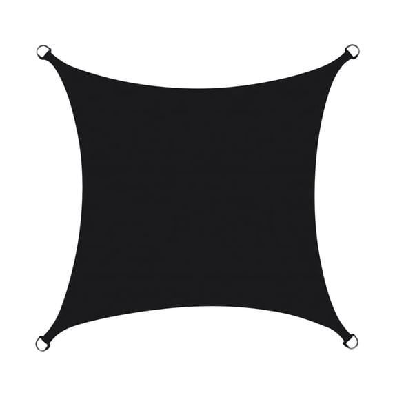 Anckoeil 98.5"×98.5" Sun Protection Triangular Shade Garden Swimming Pool Antiuv Shade Cloth Tarpaulin