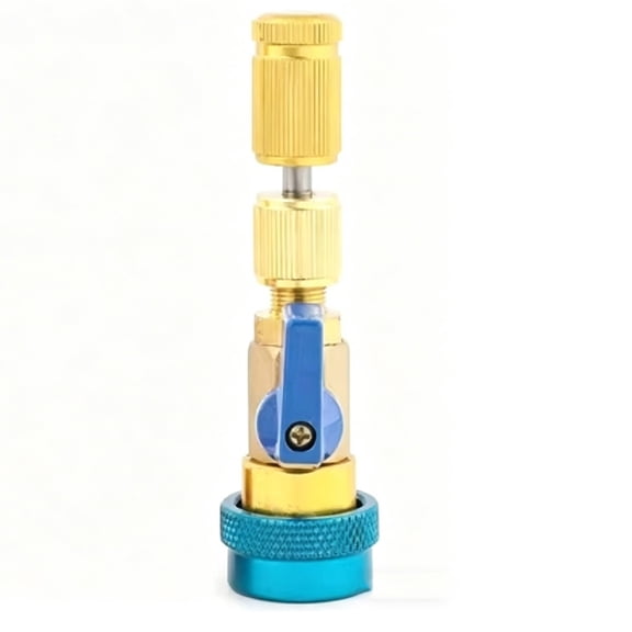 Anckoeil AC Valve Core Removal Tool, 2-in-1 Schrader Valve Tool for Automotive Air Conditioning Systems