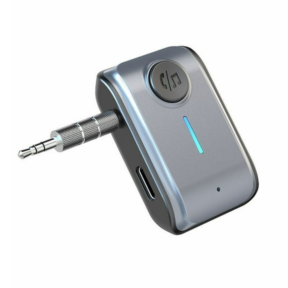Anckoeil Automobile and Motorcycle Products Interface Bluetooth Receiver Bluetooth 5.3 High-definition Sound Quality Ultra Long Standby Hands-free Call AUX