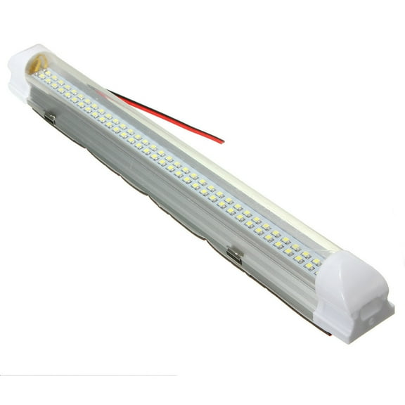 Anckoeil Automobile and Motorcycle Products 1x 12V 72 LED Car Interior White Strip Lights Bar Lamp Van Caravan ON OFF