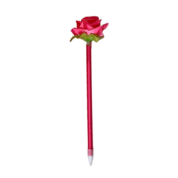 Anckoeil Ballpoint Pen Single 1ml Black Ink for Student Office Daily Writing Bouquet Decor