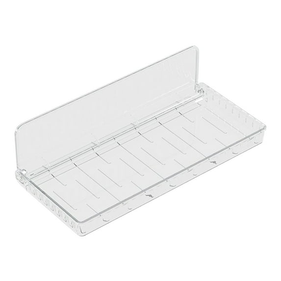 Anckoeil Clear Acrylic Floating Shelf Foldable Invisible Wall Mounted Shelf For Cosmetics Models Bathroom Towels and Other Small Organisers