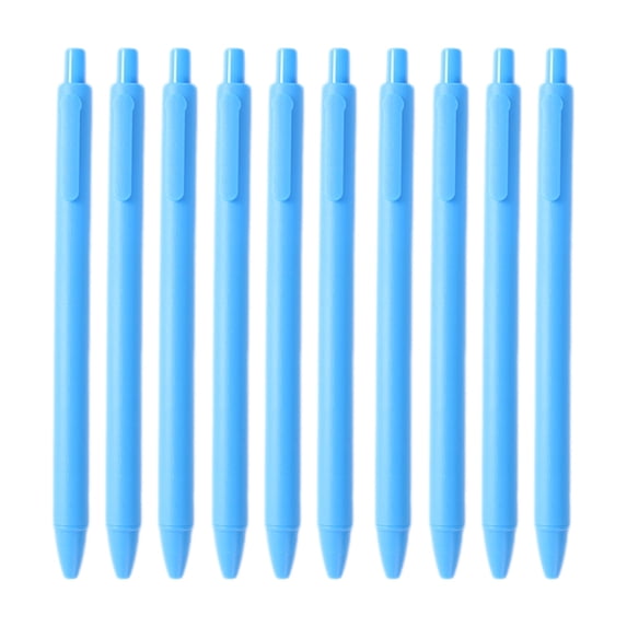 Anckoeil Click Retractable Gel Pens 10 Pack Large Capacity 1ml Fast Dry Ink for Office Daily Note Taking