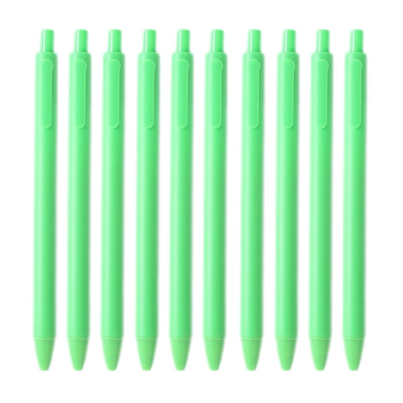Anckoeil Click Retractable Gel Pens 10 Pack Large Capacity 1ml Fast Dry Ink for Home Office Daily Note Taking