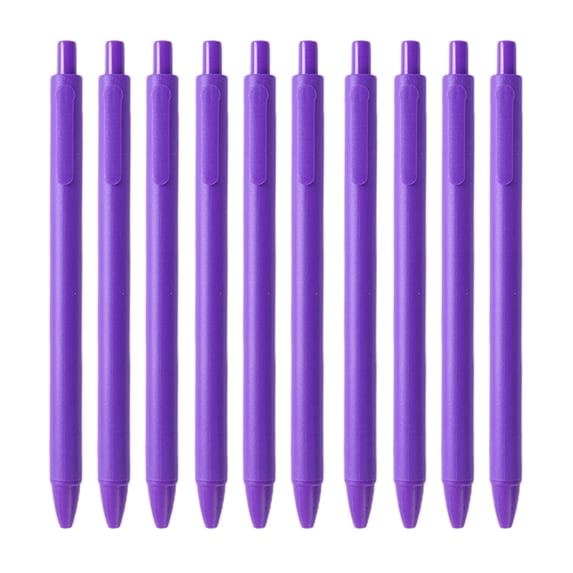 Anckoeil Click Retractable Gel Pens 10 Pack Large Capacity 1ml Fast Dry Ink for Home Office Daily Note Taking