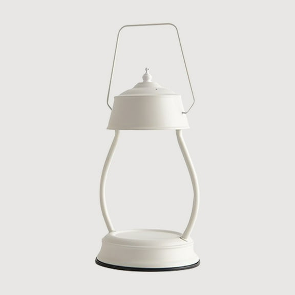 Anckoeil Decorative Lights Candle Warmer For Scented Candles Wax Melter Melts Warmer Lamp With Light Power A-djustable Frosted Metal Body(Without Candles)