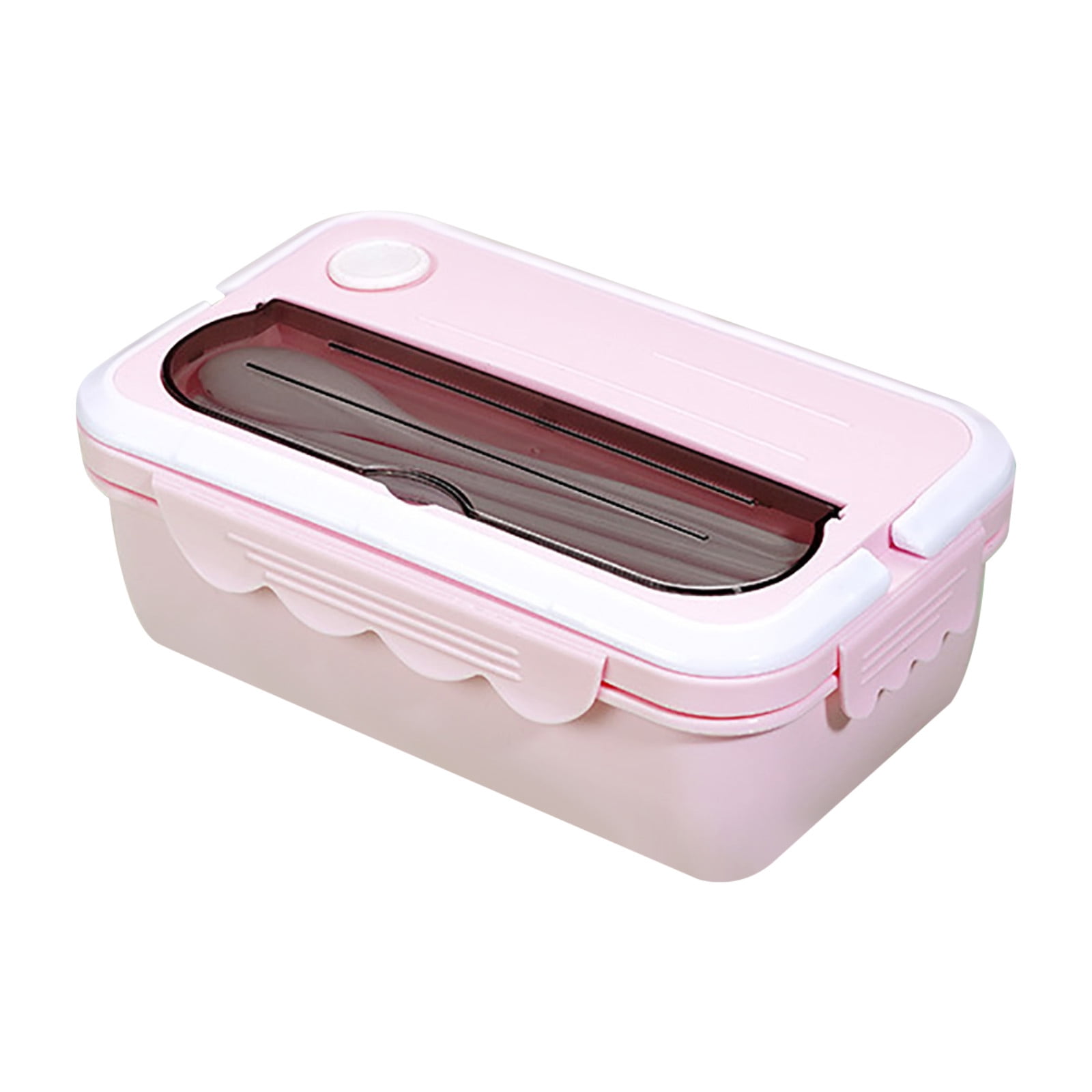 Anckoeil Divided Lunch Box Microwave Heated Plastic Lunch Box Microwave ...