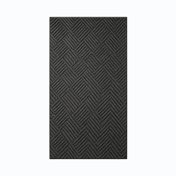 Anckoeil Door Mat, 31.5" x 19.7" Non-Slip Absorbent Entryway Rug, Thick Polyester Doormat for Indoor & Outdoor Use