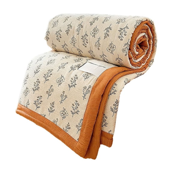 Anckoeil Double Layer Yarn Summer Air Condition Quilt, Cool Feeling Washable All Season Comforter Core 59.06in × 78.74in