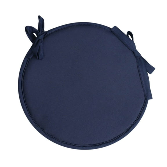 Anckoeil Fabric Thickened Dining Chair Cushion Round Stool Cushion Office Tie Anti-Slip Cushion, 11.82"× 11.82"