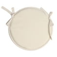 thumbnail image 1 of Anckoeil Fabric Thickened Round Stool Cushion, Beige, 11.8" x 11.8", 1 of 2