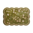 thumbnail image 1 of Anckoeil Floral Print Bath Mat, Absorbent Non-Slip Floor Mat, Multicolor Polyester Rug, 23.6 x 15.7 in, 1 of 5