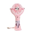thumbnail image 1 of Anckoeil Handheld Spray Fan, Portable USB Rechargeable Mist Fan with Base, Personal Mini Fan for Summer, Office, Outdoor & Student Use, 1 of 5