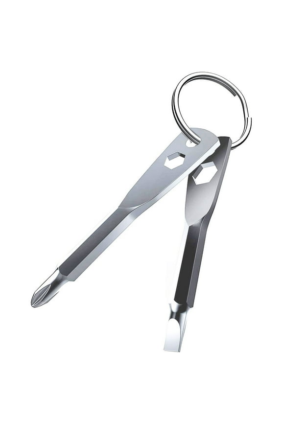 Hardware Tools Keychain Screwdriver Tool Gifts for Men Kusonkey 4-In-1 Screwdriver Bit