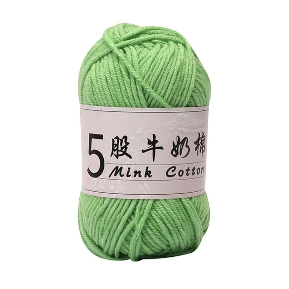 Anckoeil Knitting Yarn Handmade Doll Knitting Yarn Dough 5 Strands High Density Milk Cotton Yarn Dough Soft Baby Sweater Knitting Yarn Dough