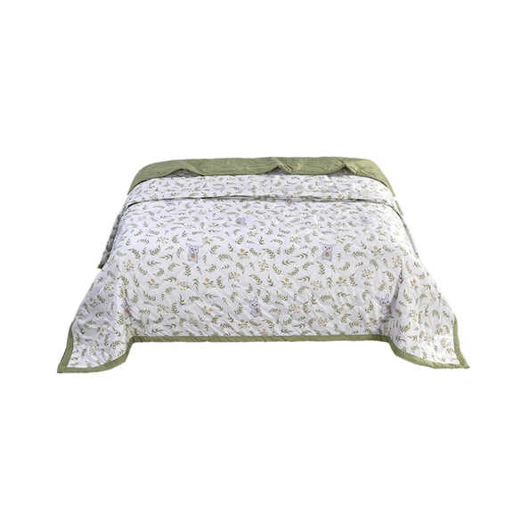 Anckoeil Lightweight Air Conditioner Summer Quilt, Washable Polyester Cooling Quilt 70.87in x 78.74in for Gift
