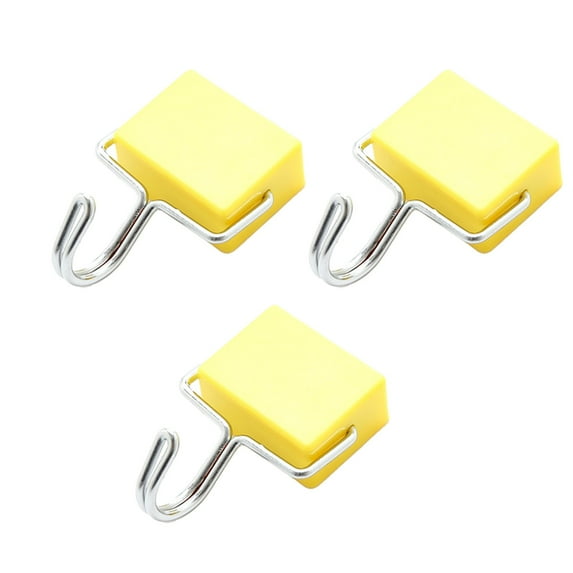 Anckoeil Magnetic Hook For Refrigerator And Washing Machine Firm Grip Adhesion Rotatable Metal Hook For Kitchen Bathroom And Office Storage