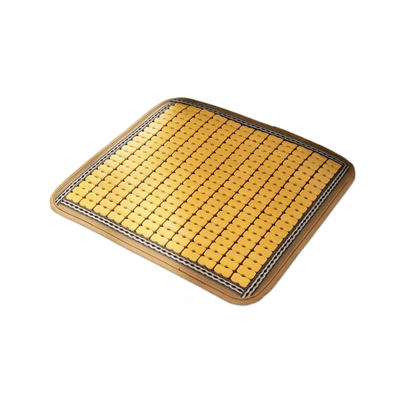 Anckoeil Natural Bamboo Seat Cushion, 15.7×15.7in Summer Cooling Non-Slip Chair Pad for Office, Gaming Chair, Car & Home Use