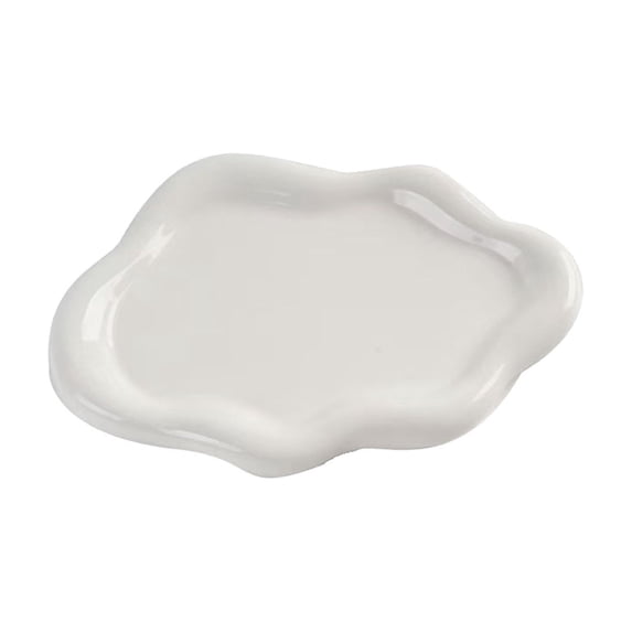 Anckoeil Porcelain Serving Tray, Decorative Catchall Dish for Keys Jewelry Perfume Entryway Table