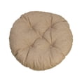 thumbnail image 1 of Anckoeil Round Linen Seat Cushion, Soft Padded Chair Pad, Non-Slip Washable Cushion for Dining, Kitchen & Office Use, 1 of 6